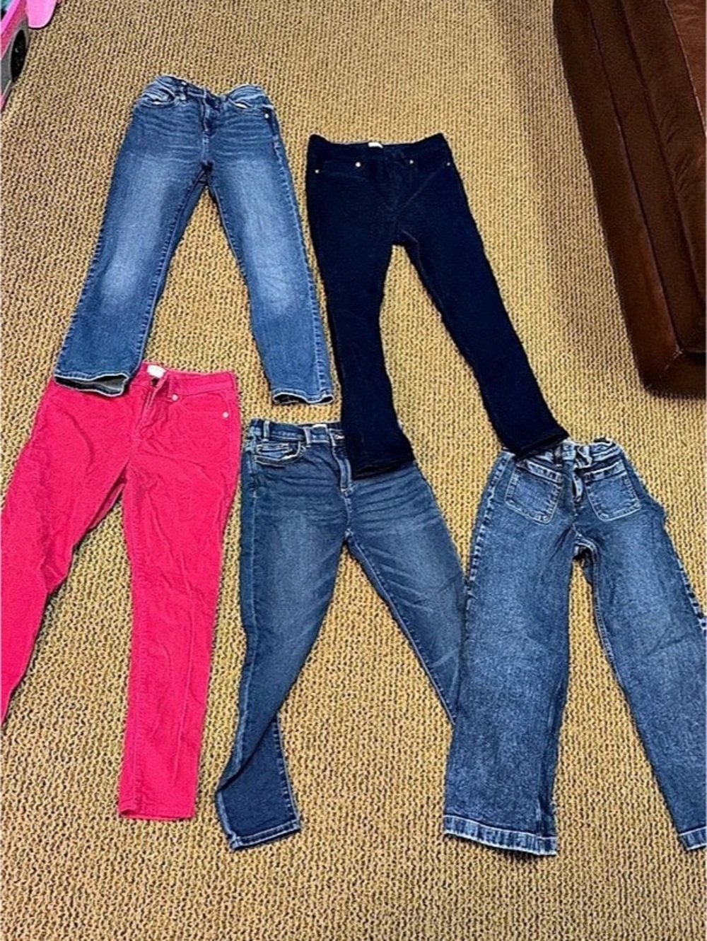 Kids Jeans Bundle in Blue & Pink